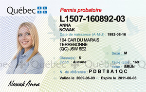 QC commercial driver's license